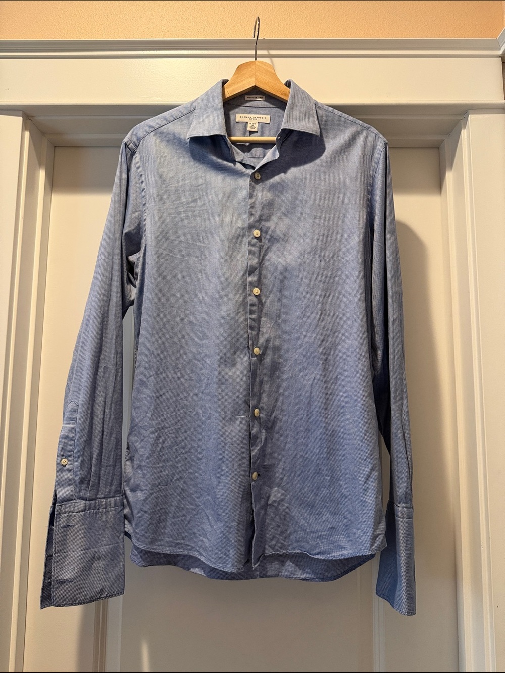 Banana Republic Light Blue Men's Dress Shirt